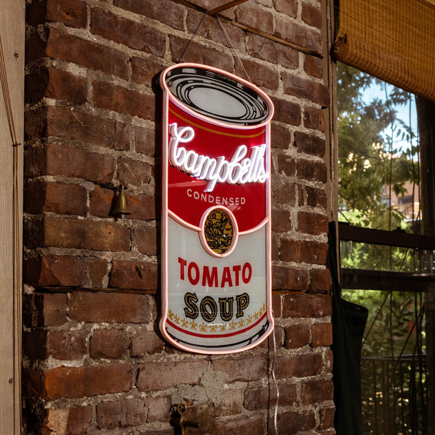 New Campbell's by Andy Warhol - LED neon sign – YELLOWPOP
