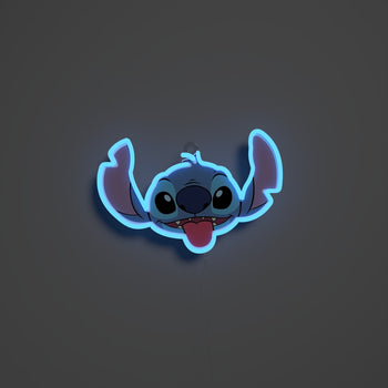 Face Stitch by Yellowpop, LED neon sign - YELLOWPOP UK
