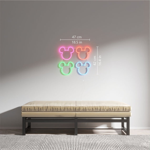 Multicolor shop neon lights