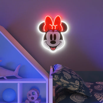 Minnie Printed Face by Yellowpop, LED neon sign - YELLOWPOP UK