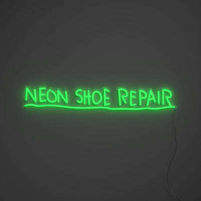 Neon Shoe Repair YP x Jean Michel Basquiat