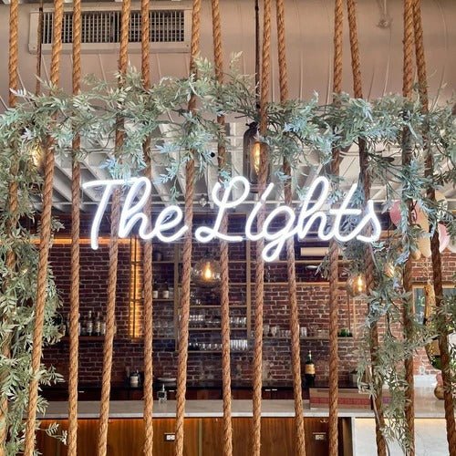 Cold White Neon Signs - YELLOWPOP UK