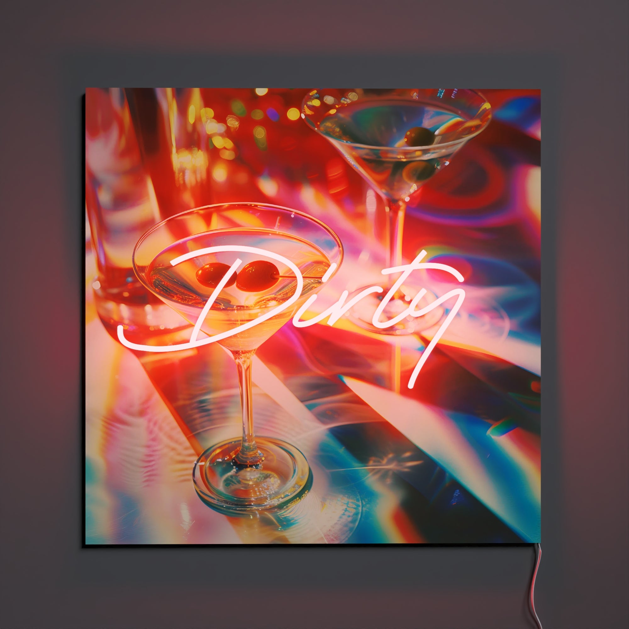 Dirty by Yellowpop Wonderland, led neon sign