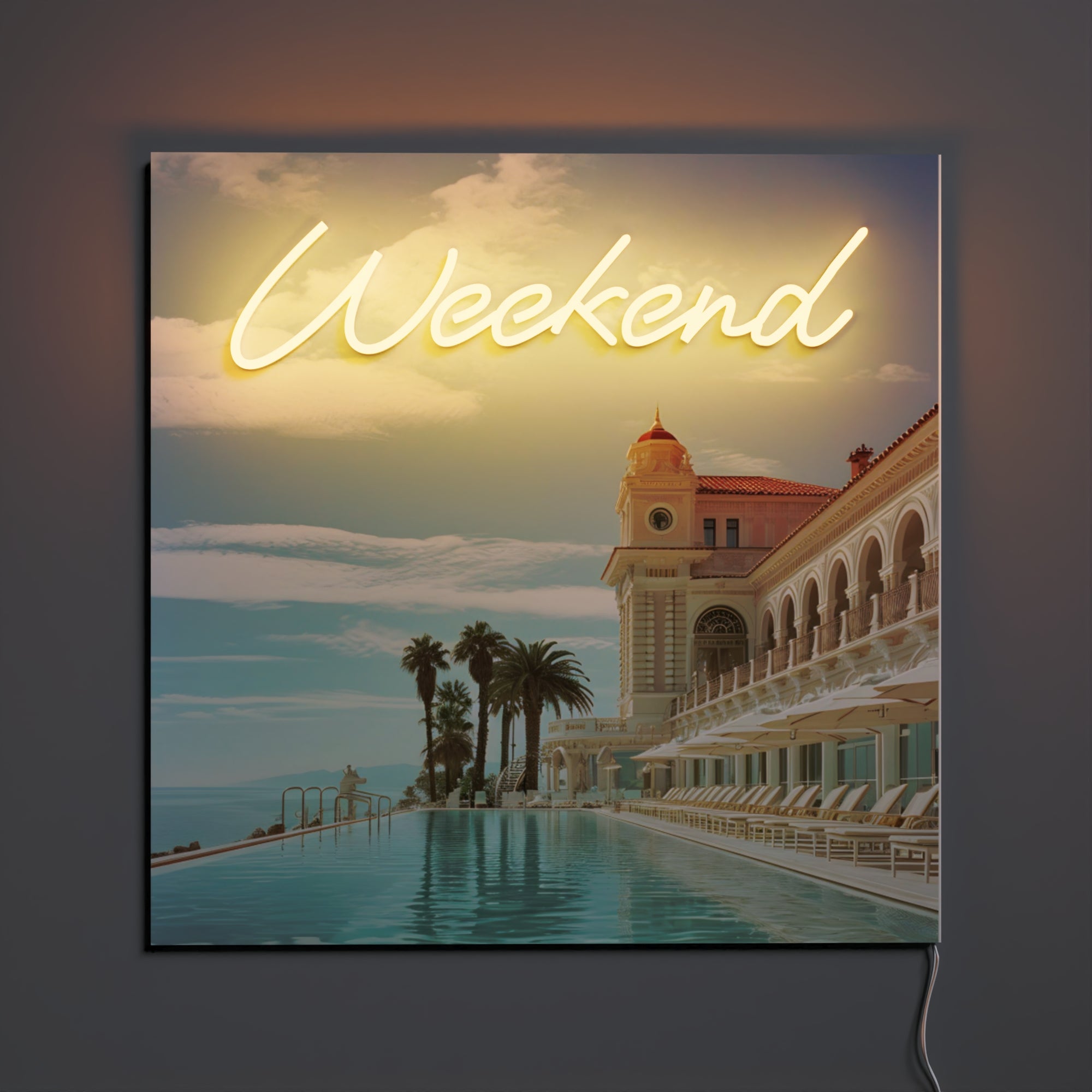 Weekend by Yellowpop Wonderland, led neon sign