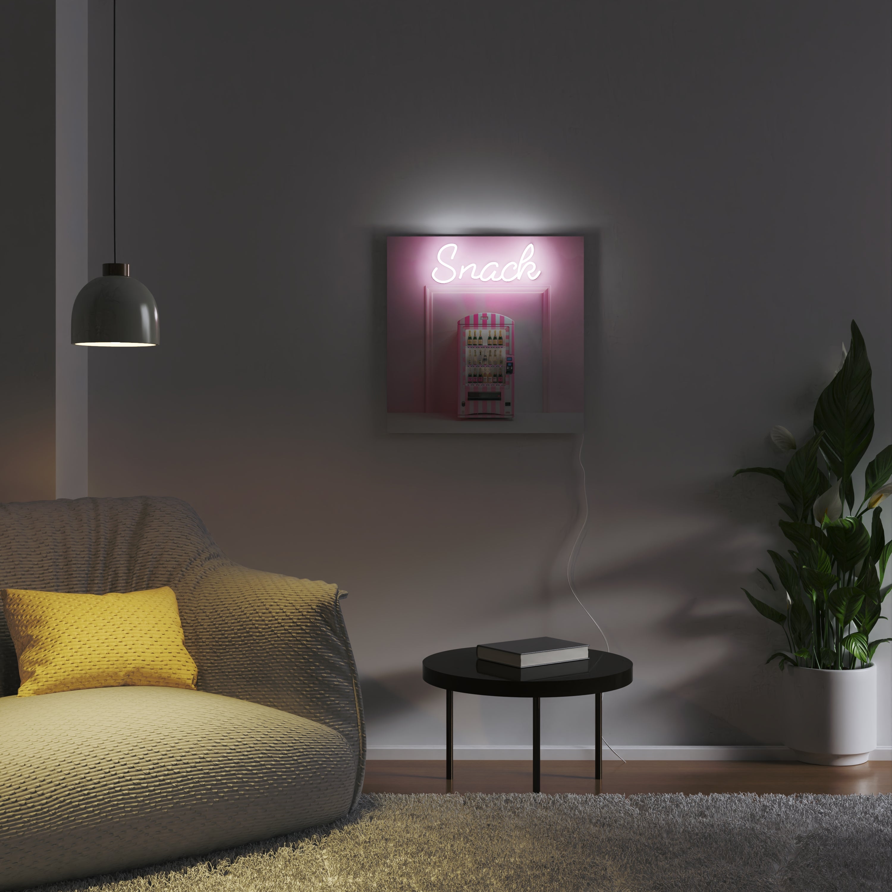 Snack by Yellowpop Wonderland, led neon sign