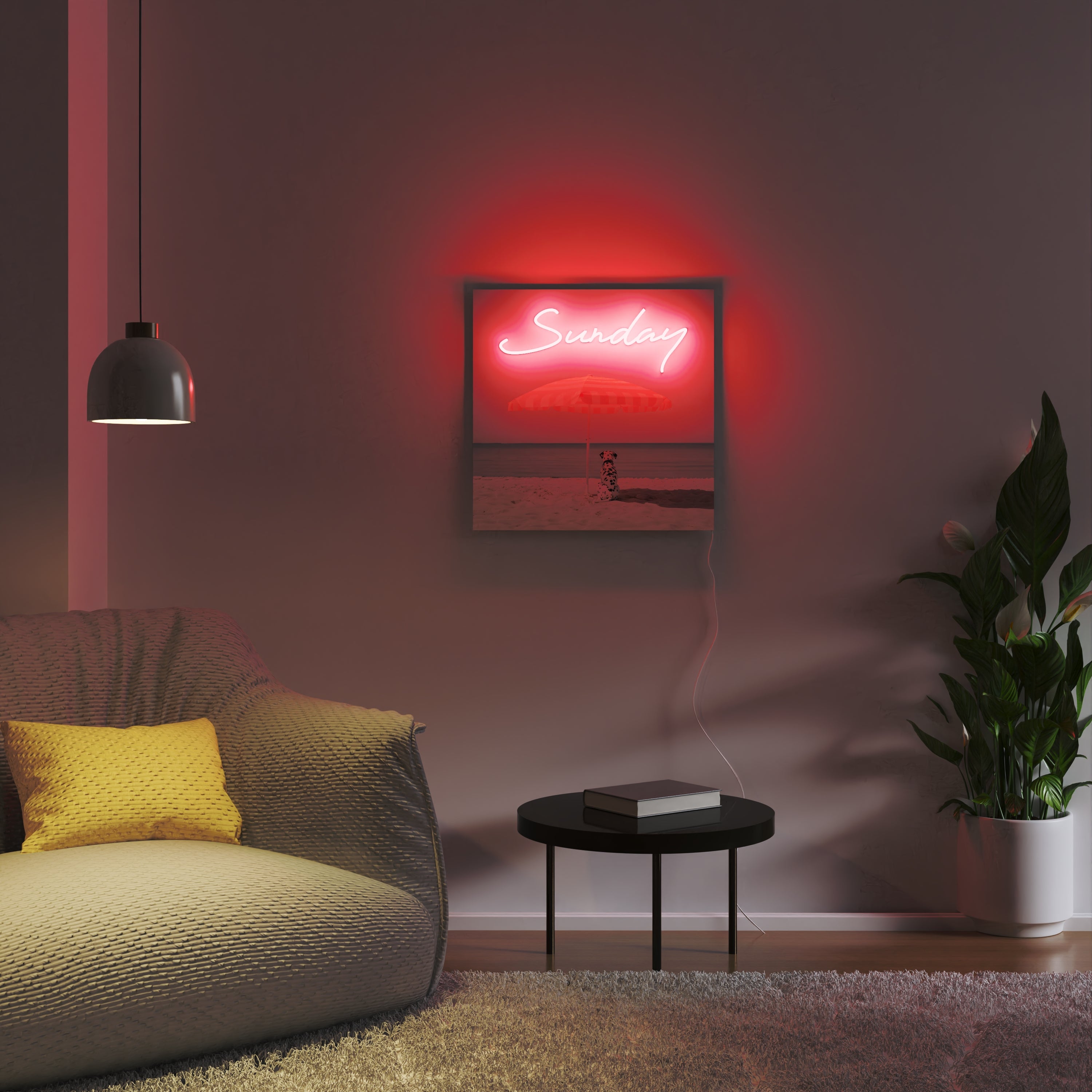 Sunday by Yellowpop Wonderland, led neon sign