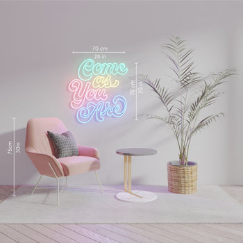 Come as you are by Caren Kreger - LED Neon Sign