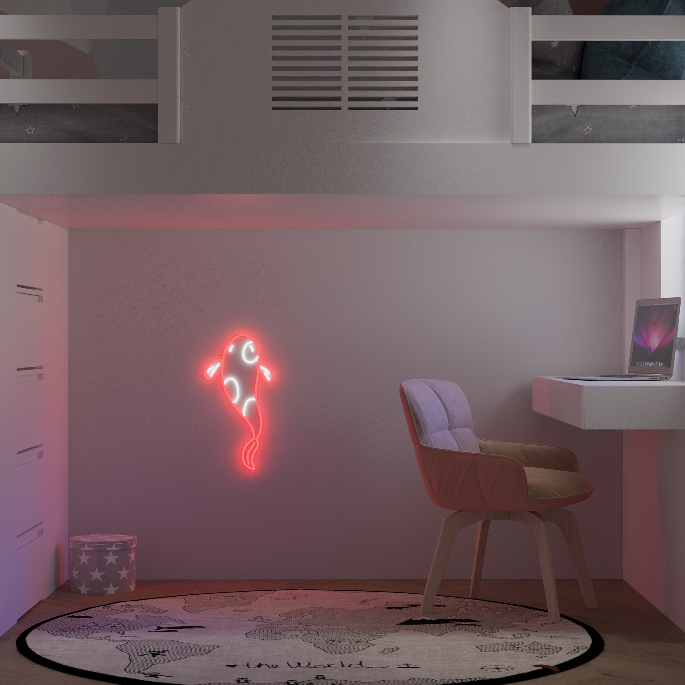 Koi Fish - LED neon sign