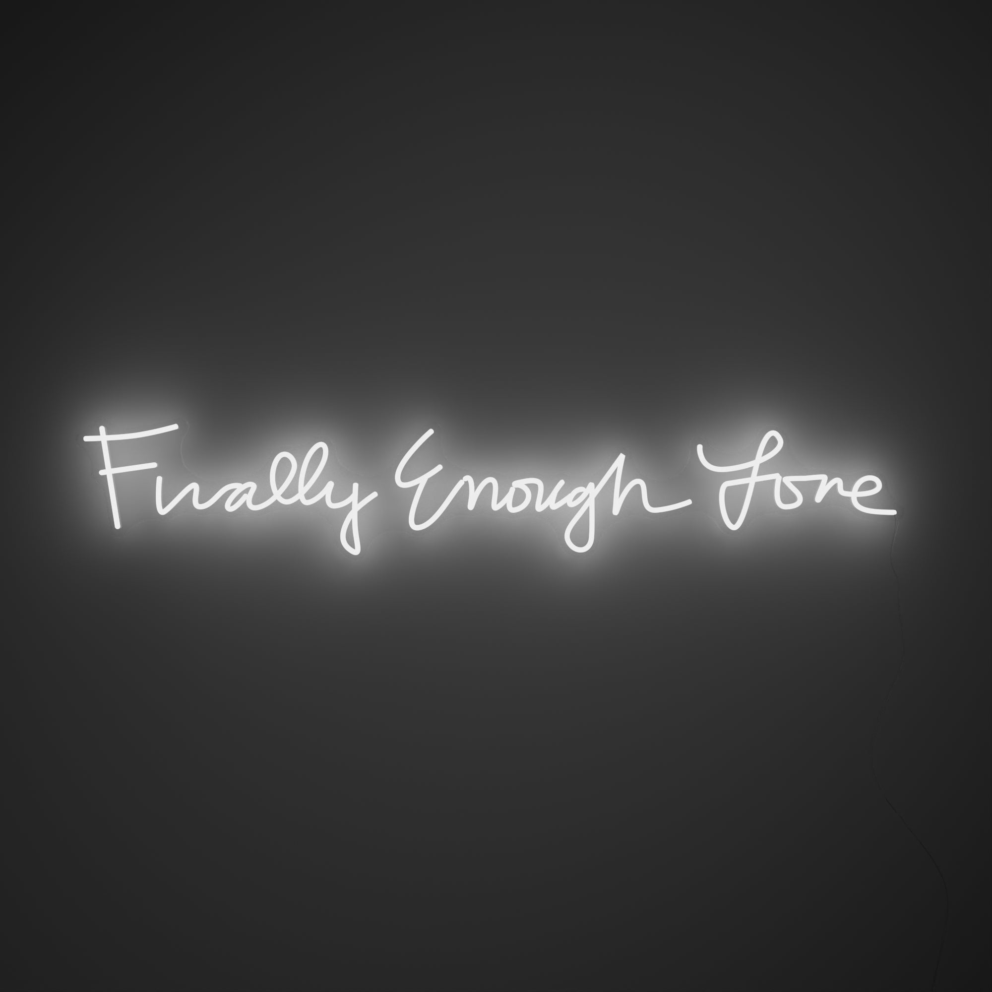 Finally Enough Love by Madonna, LED neon sign