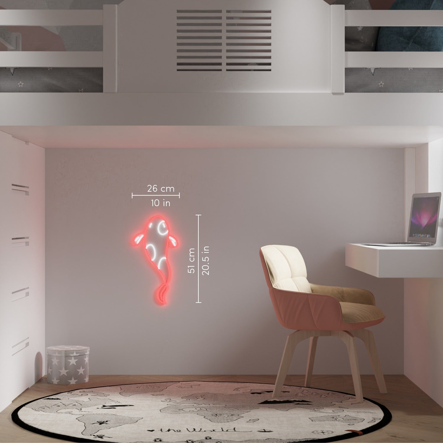 Koi Fish - LED neon sign