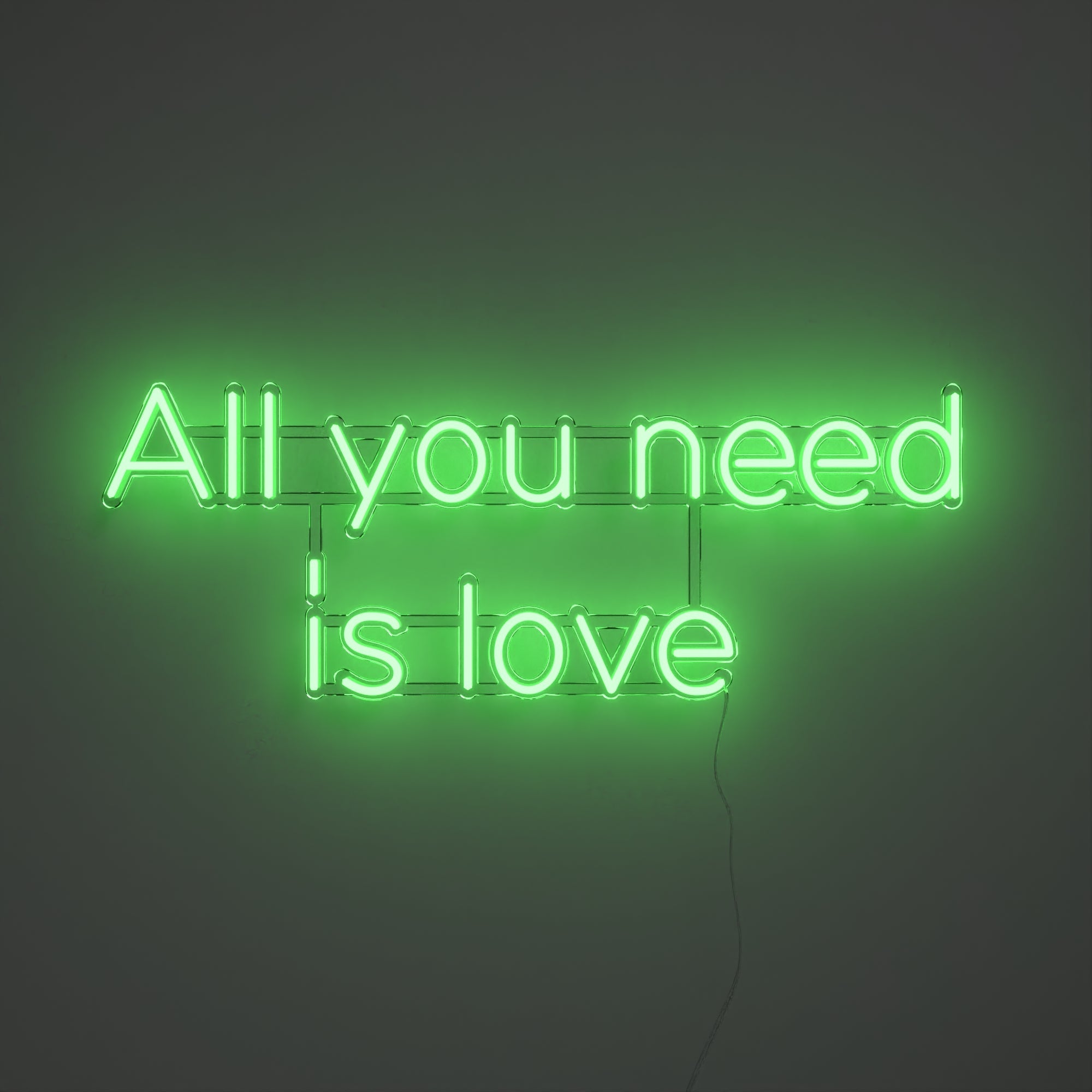 All you need is love - LED neon sign - YELLOWPOP UK