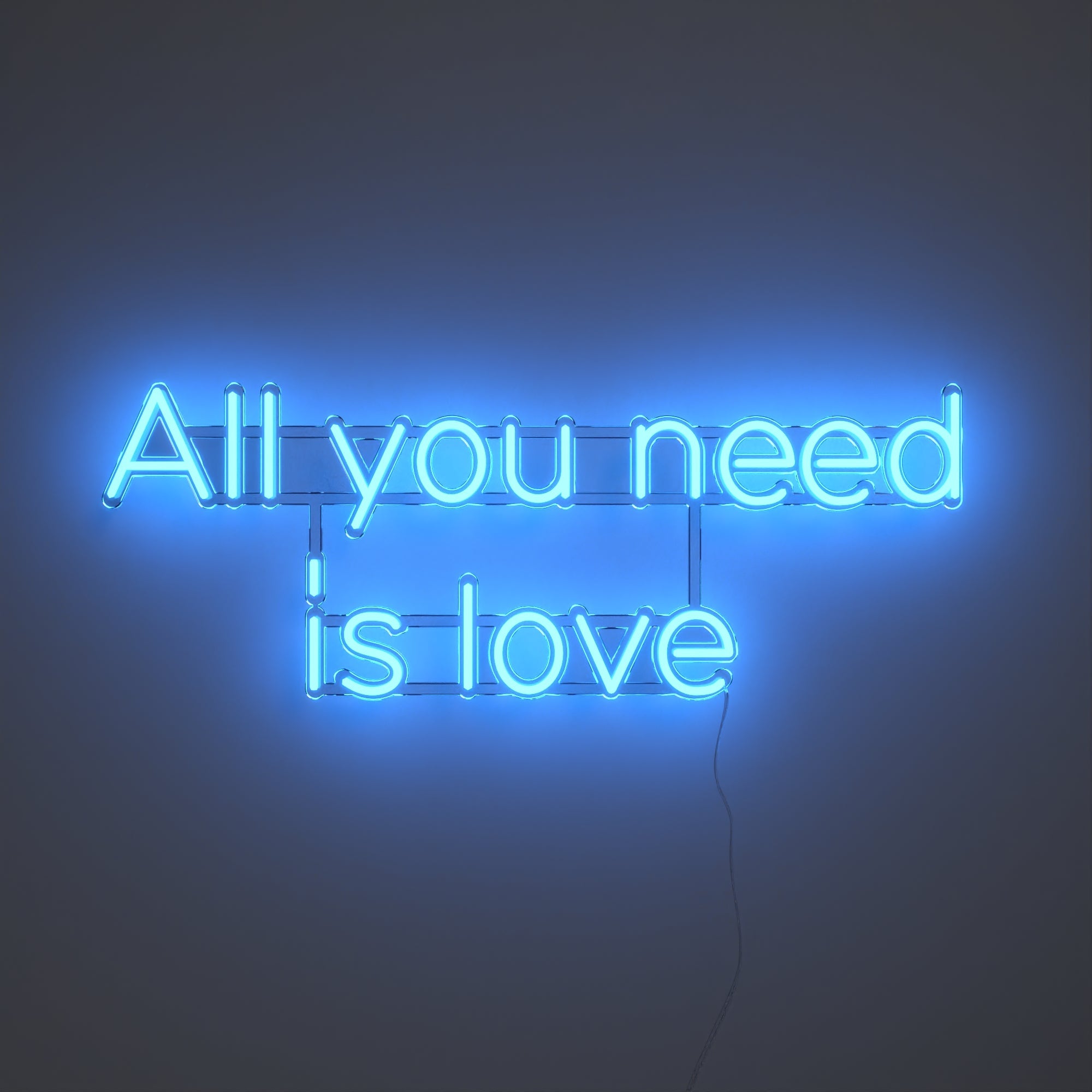 All you need is love - LED neon sign - YELLOWPOP UK