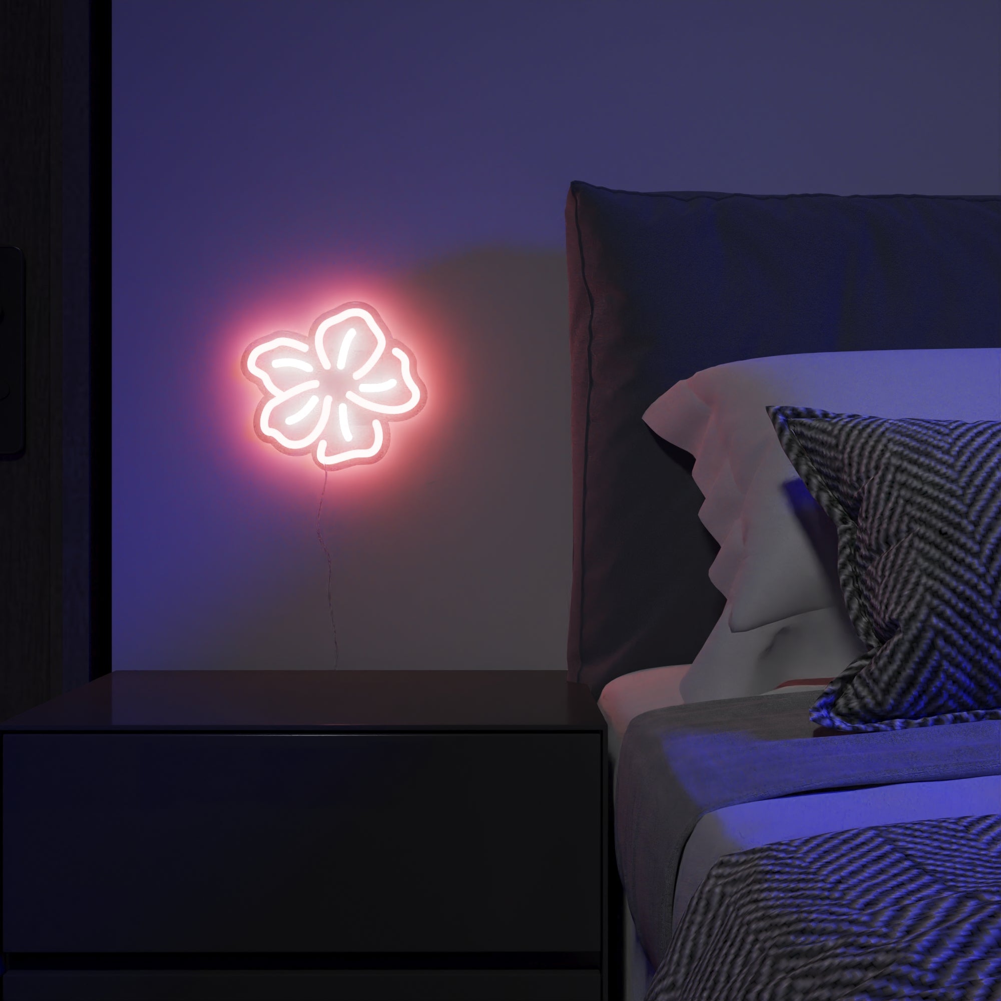 Aloha Flower, LED neon sign - YELLOWPOP UK