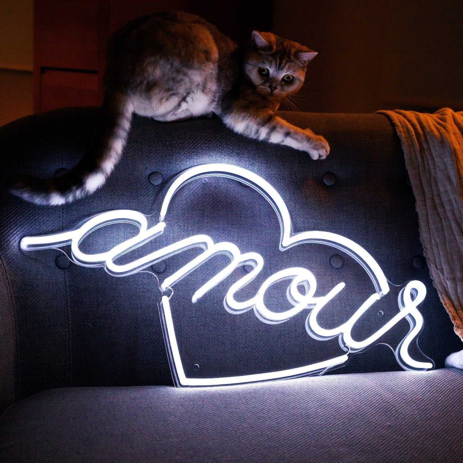 Amour by Jean André, LED neon sign - YELLOWPOP UK