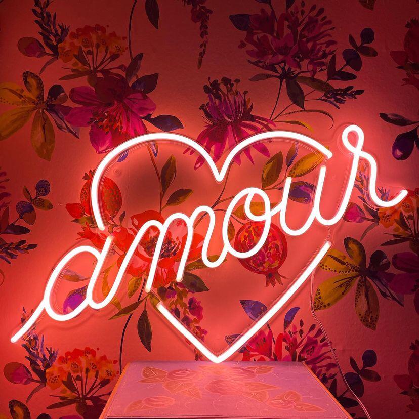 Amour by Jean André, LED neon sign - YELLOWPOP UK