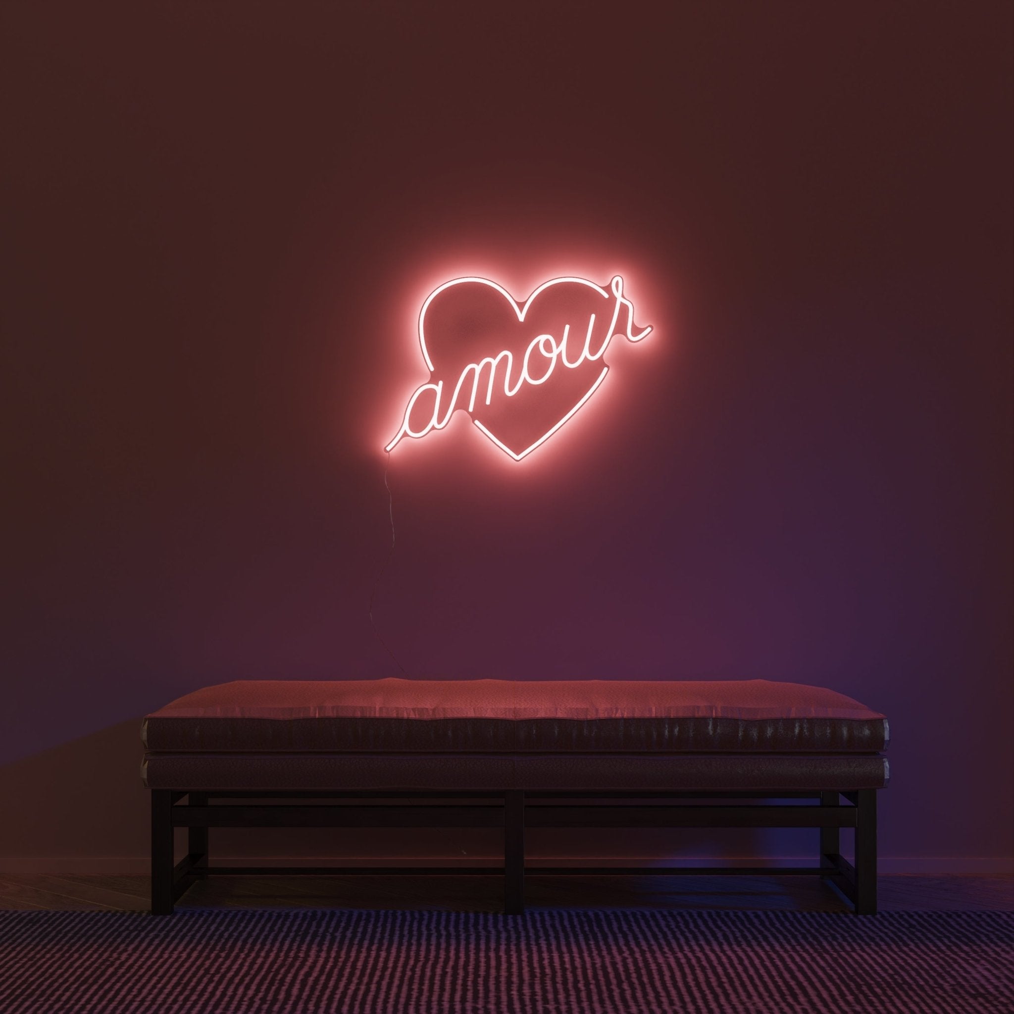 Amour by Jean André, LED neon sign - YELLOWPOP UK