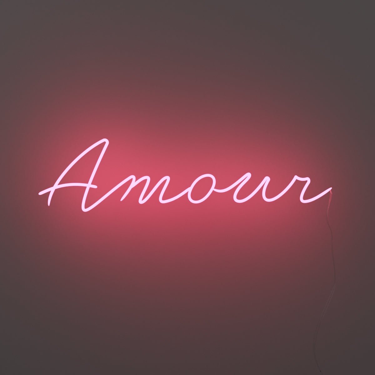 Amour Cursive - LED neon sign - YELLOWPOP UK