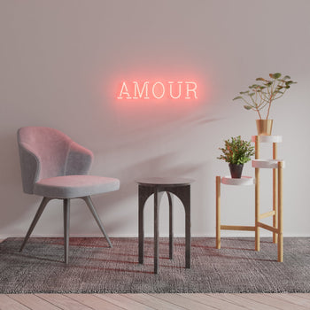 Amour - LED neon sign - YELLOWPOP UK