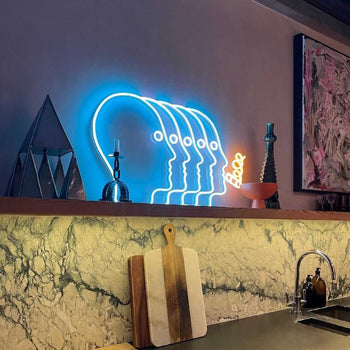Atlas Long, LED neon sign by Jonathan Adler - YELLOWPOP UK