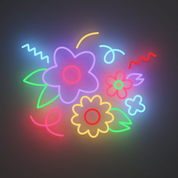 Baby Bouquet by Emily Eldridge - LED neon sign - YELLOWPOP UK