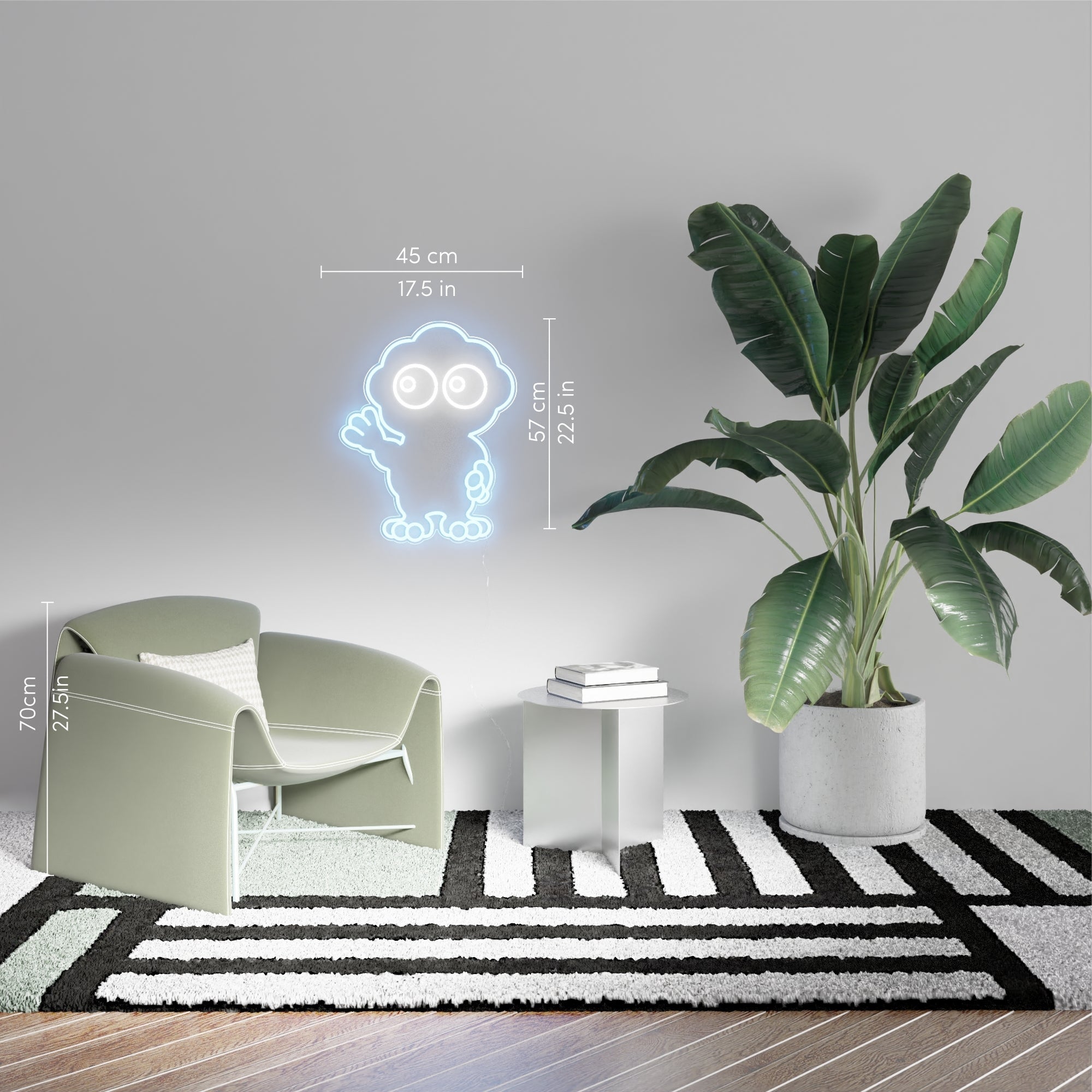 Baby Scoop by Raider, LED neon sign - YELLOWPOP UK