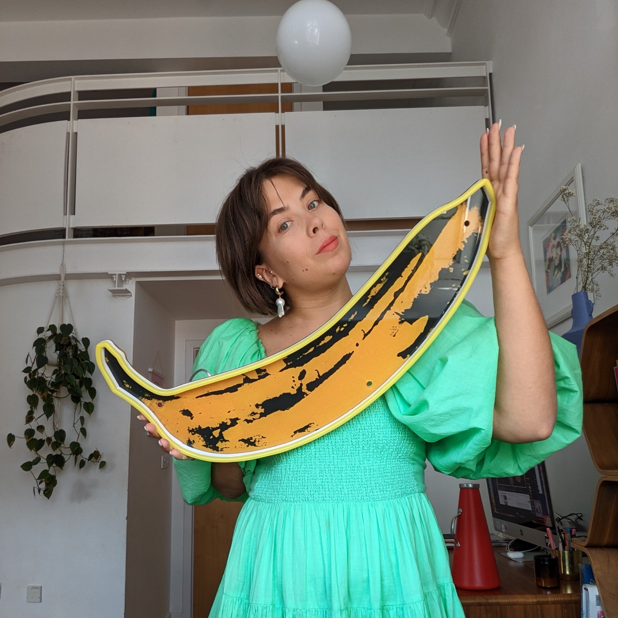 Banana by Andy Warhol - LED neon sign - YELLOWPOP UK