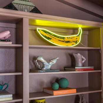 Banana by Andy Warhol - LED neon sign - YELLOWPOP UK