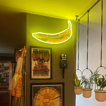 Banana by Andy Warhol - LED neon sign - YELLOWPOP UK