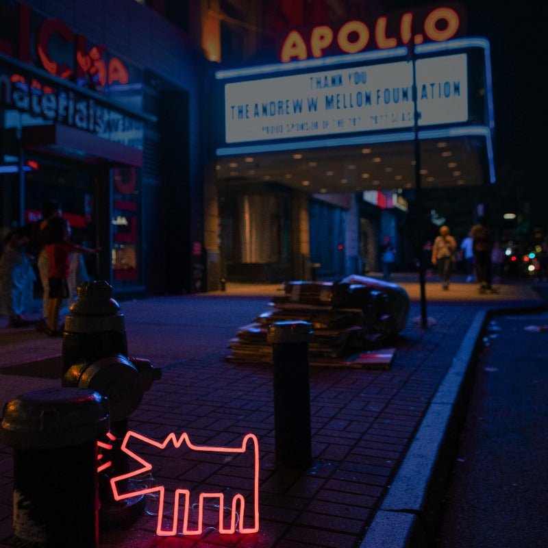 Barking Dog, YP x Keith Haring, LED neon sign - YELLOWPOP UK