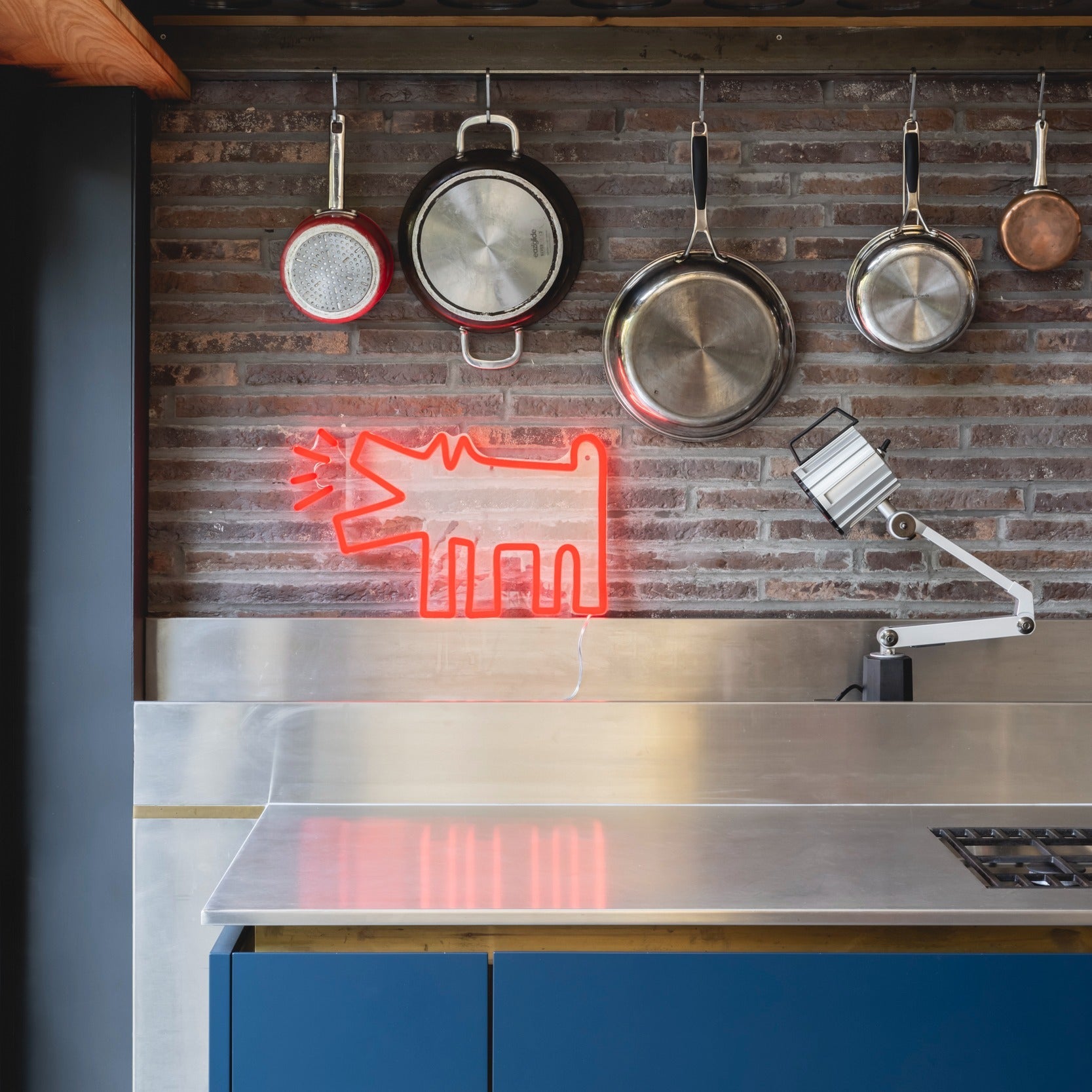 Barking Dog, YP x Keith Haring, LED neon sign - YELLOWPOP UK