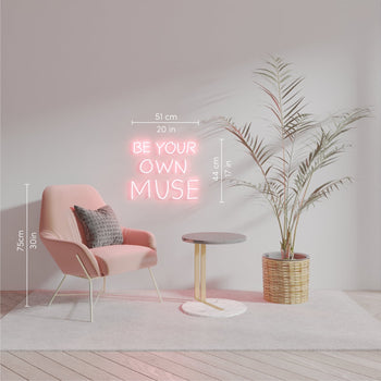 Be Your Own Muse, LED neon sign - YELLOWPOP UK