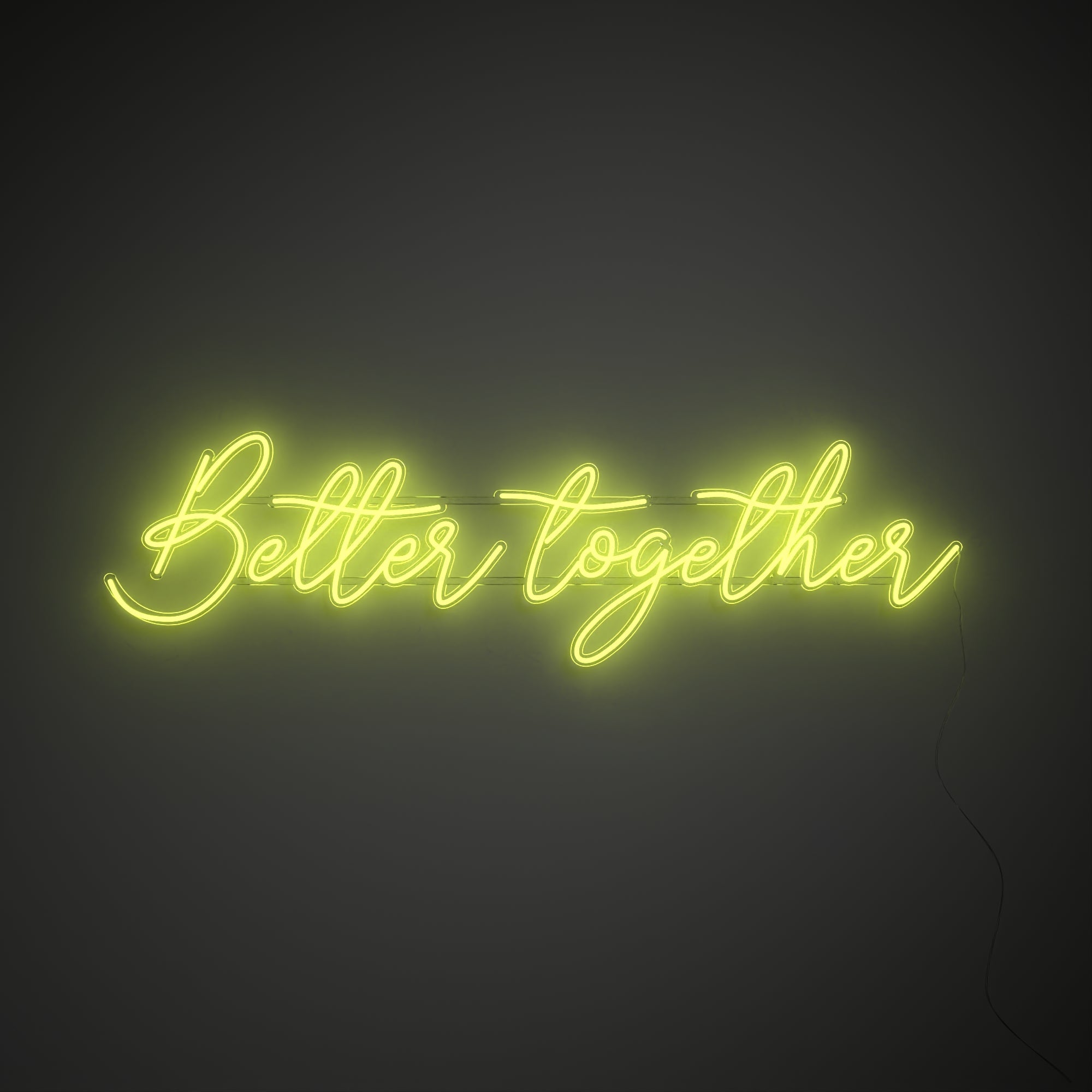 Better Together - LED neon sign - YELLOWPOP UK
