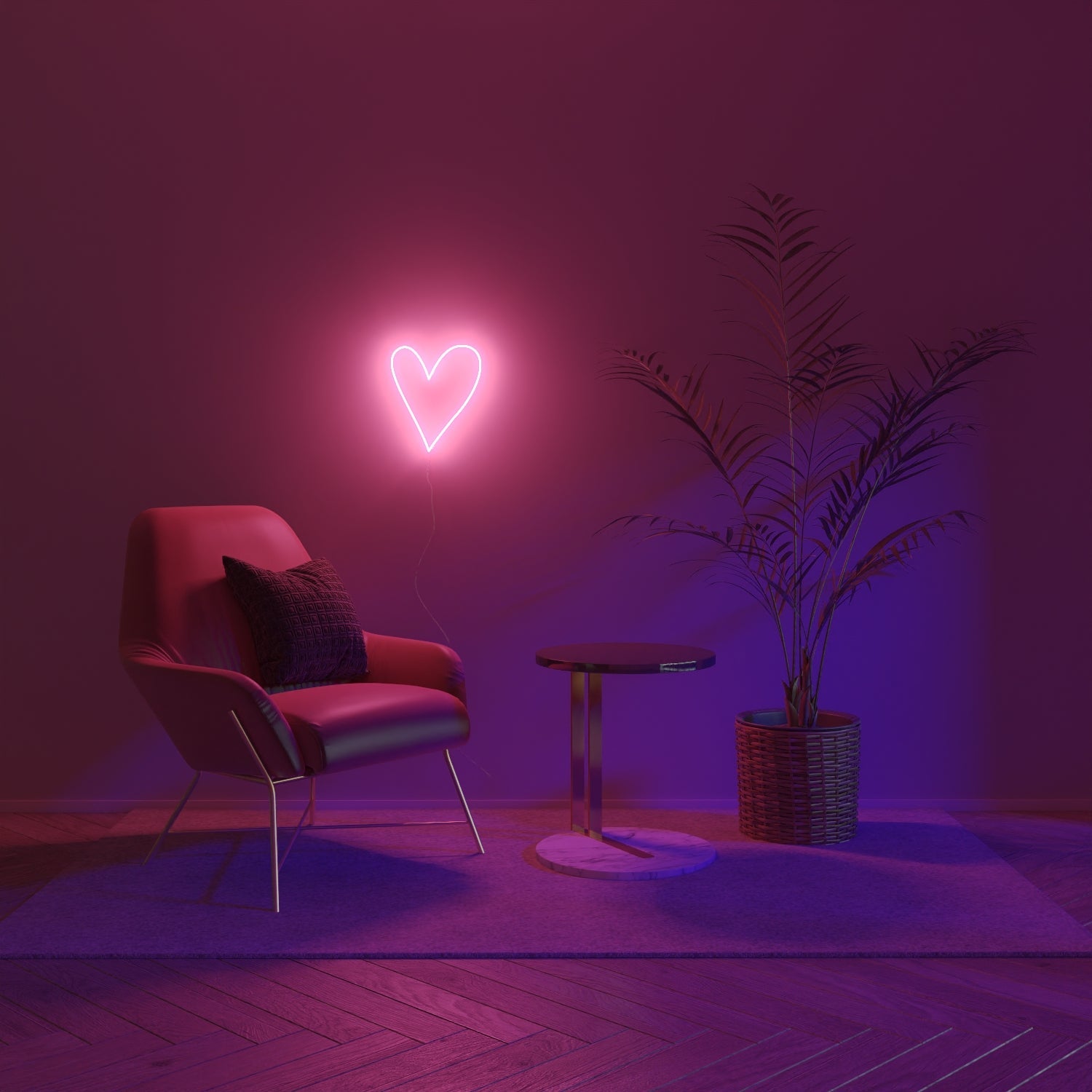 Big Big Heart - LED neon sign - YELLOWPOP UK