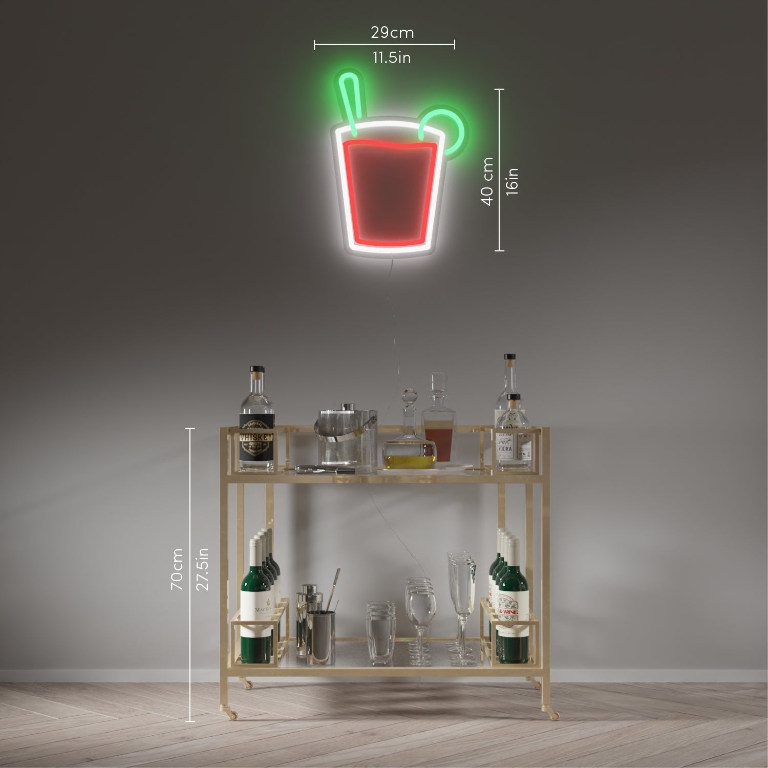 Bloody Mary - LED neon sign - YELLOWPOP UK