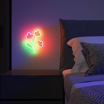 Bouquet, LED neon sign - YELLOWPOP UK