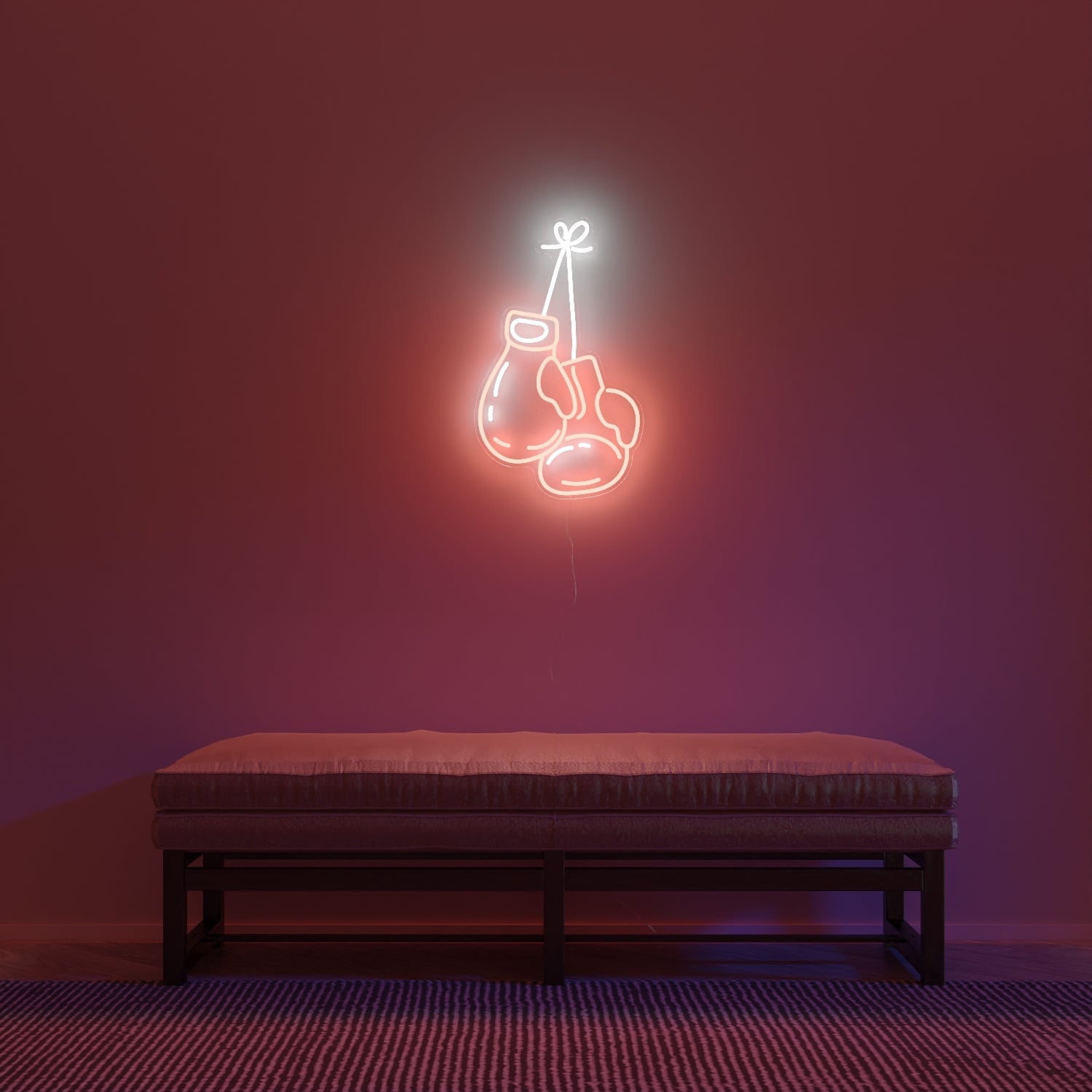 Boxing gloves, LED Neon Sign - YELLOWPOP UK