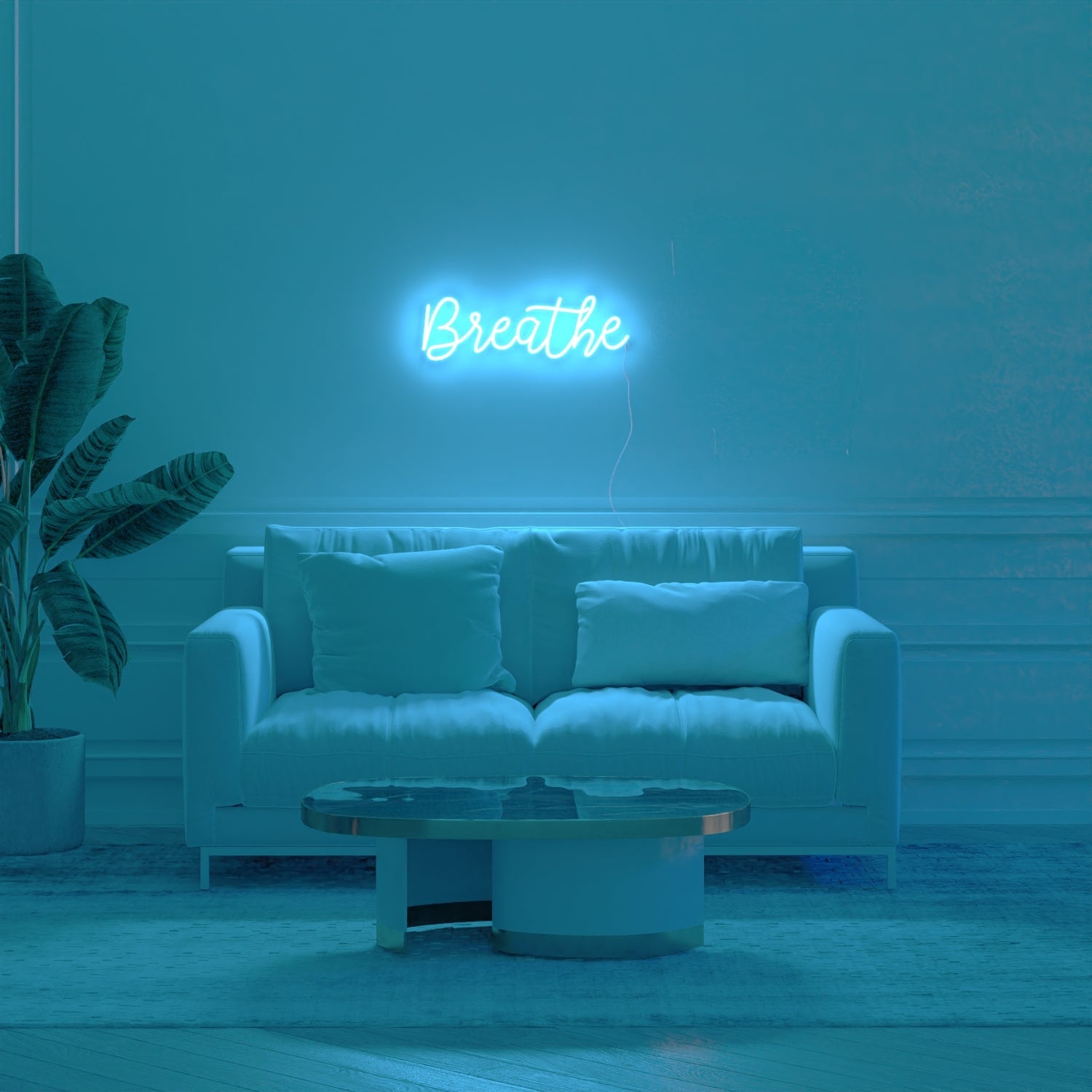 Breathe - LED neon sign - YELLOWPOP UK