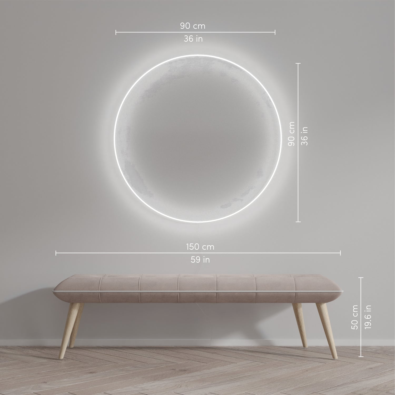 Circle 03 by Crosby Studios, LED Neon Sign - YELLOWPOP UK