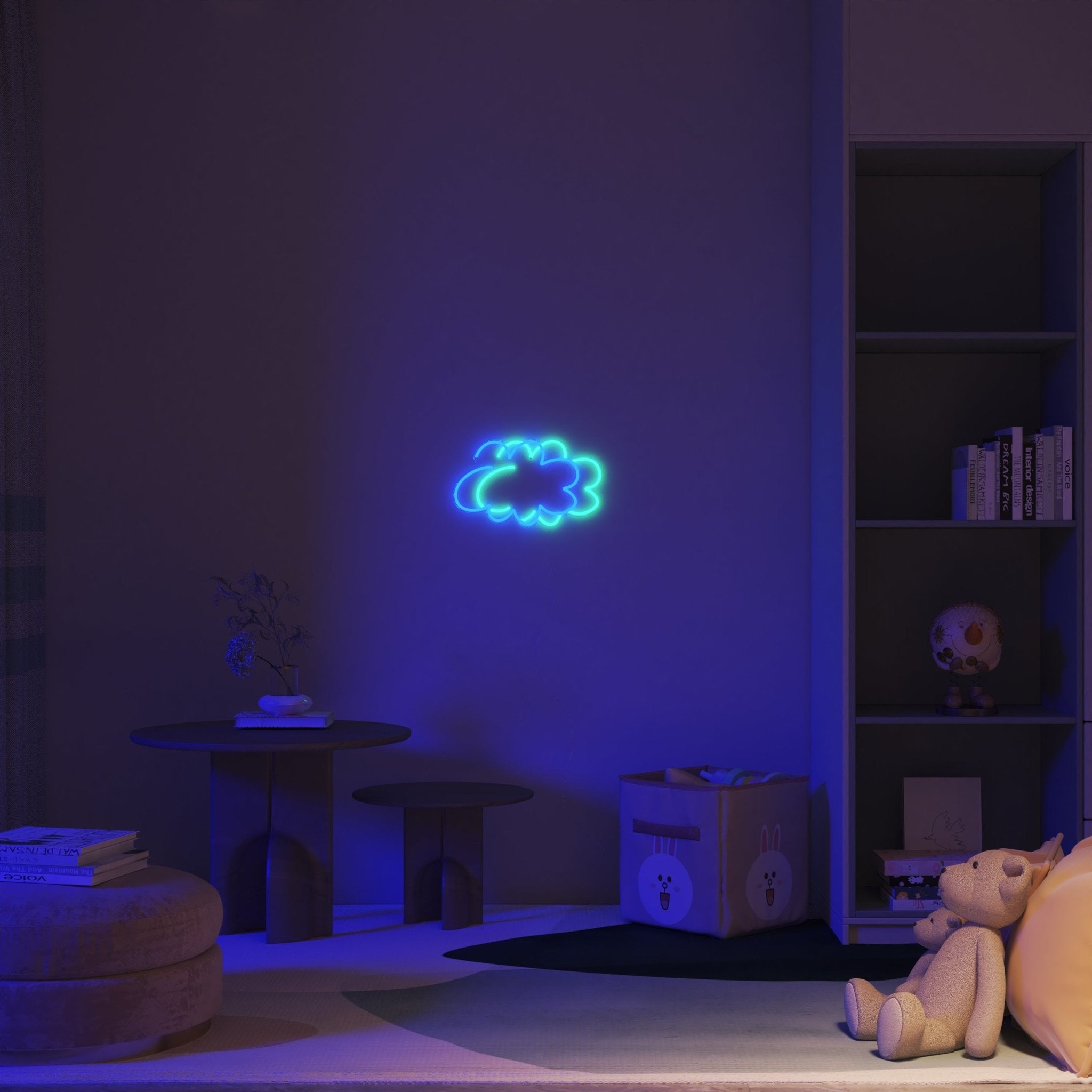 Cloud Twins - LED neon sign - YELLOWPOP UK