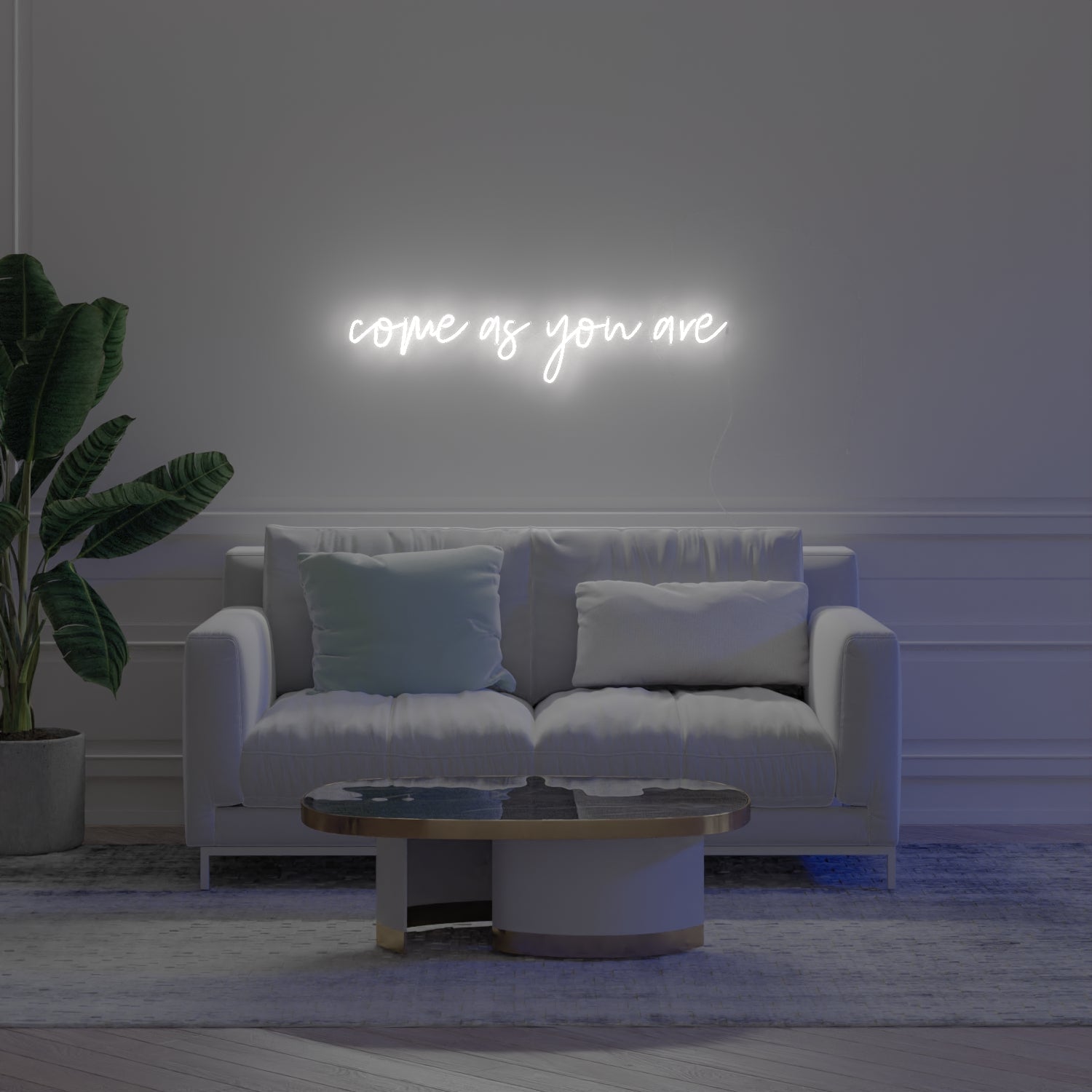 Come As You Are - LED neon sign - YELLOWPOP UK