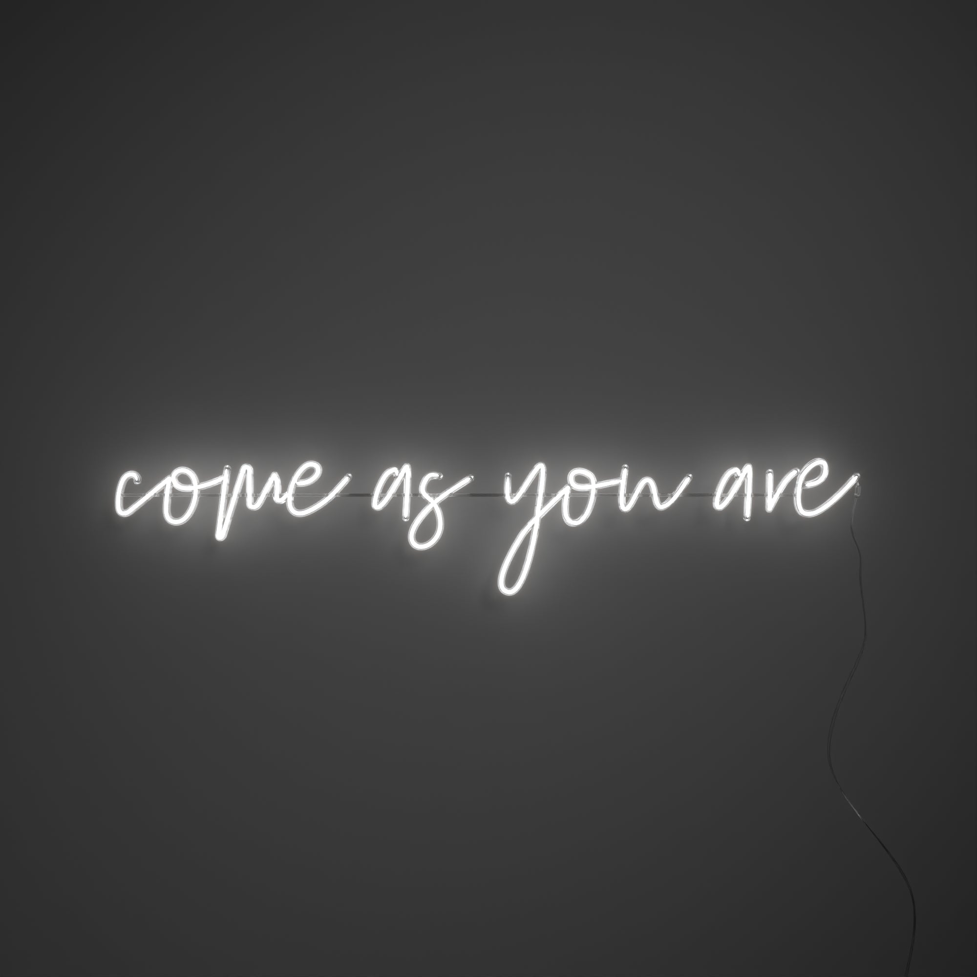 Come As You Are - LED neon sign - YELLOWPOP UK
