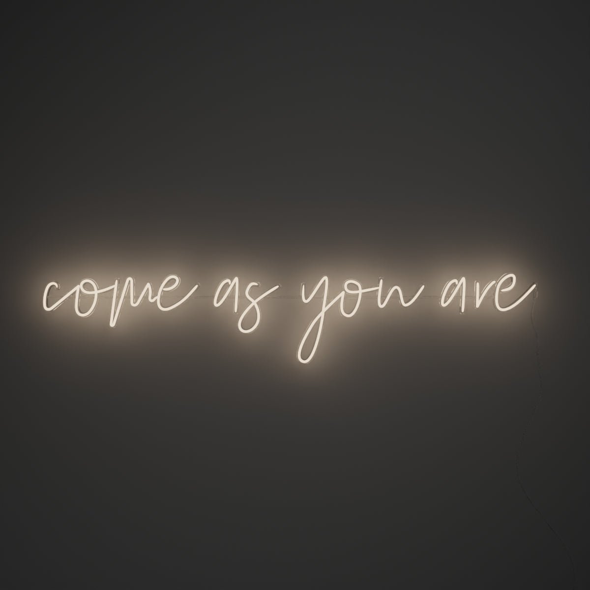 Come As You Are - LED neon sign - YELLOWPOP UK