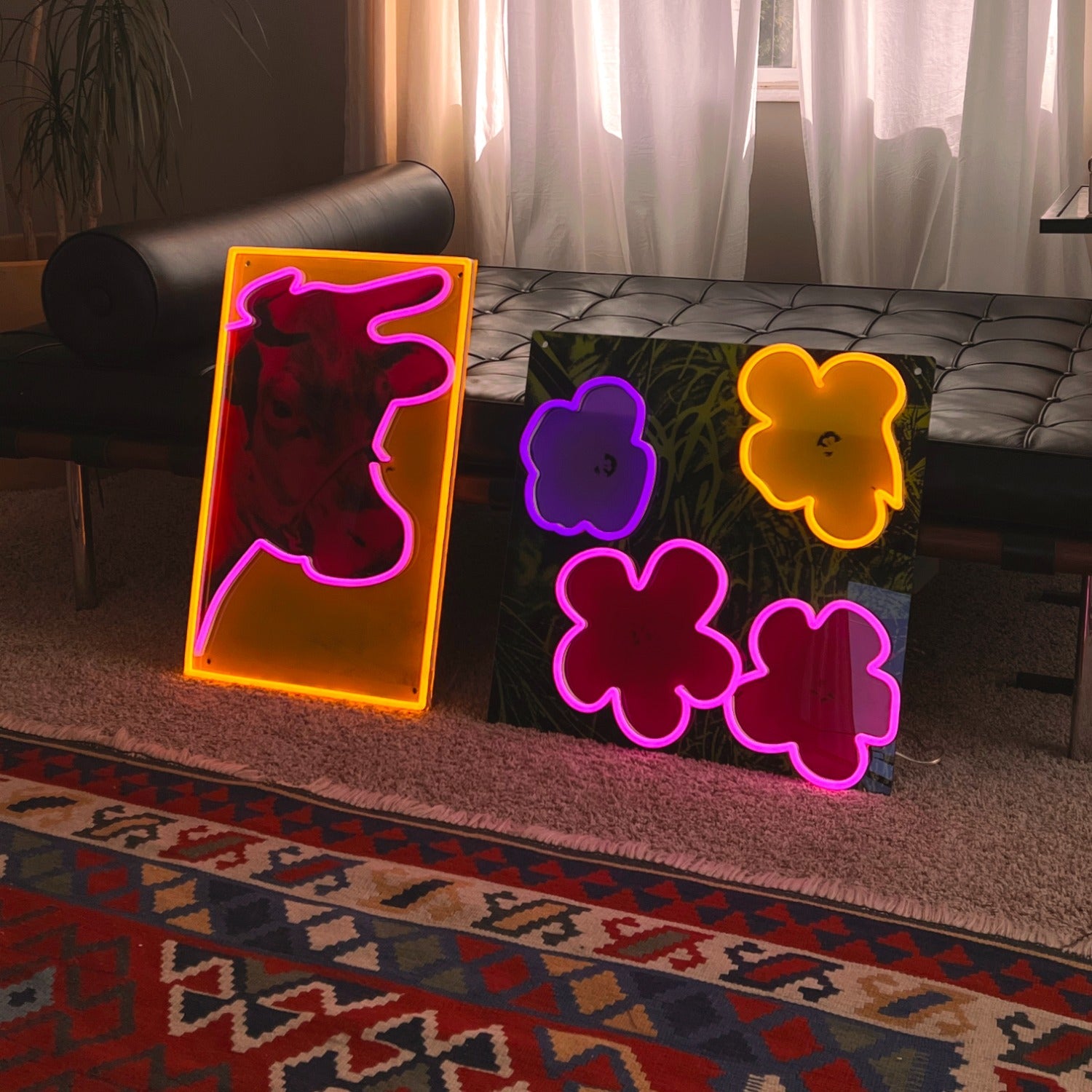 Cow by Andy Warhol - LED neon sign - YELLOWPOP UK