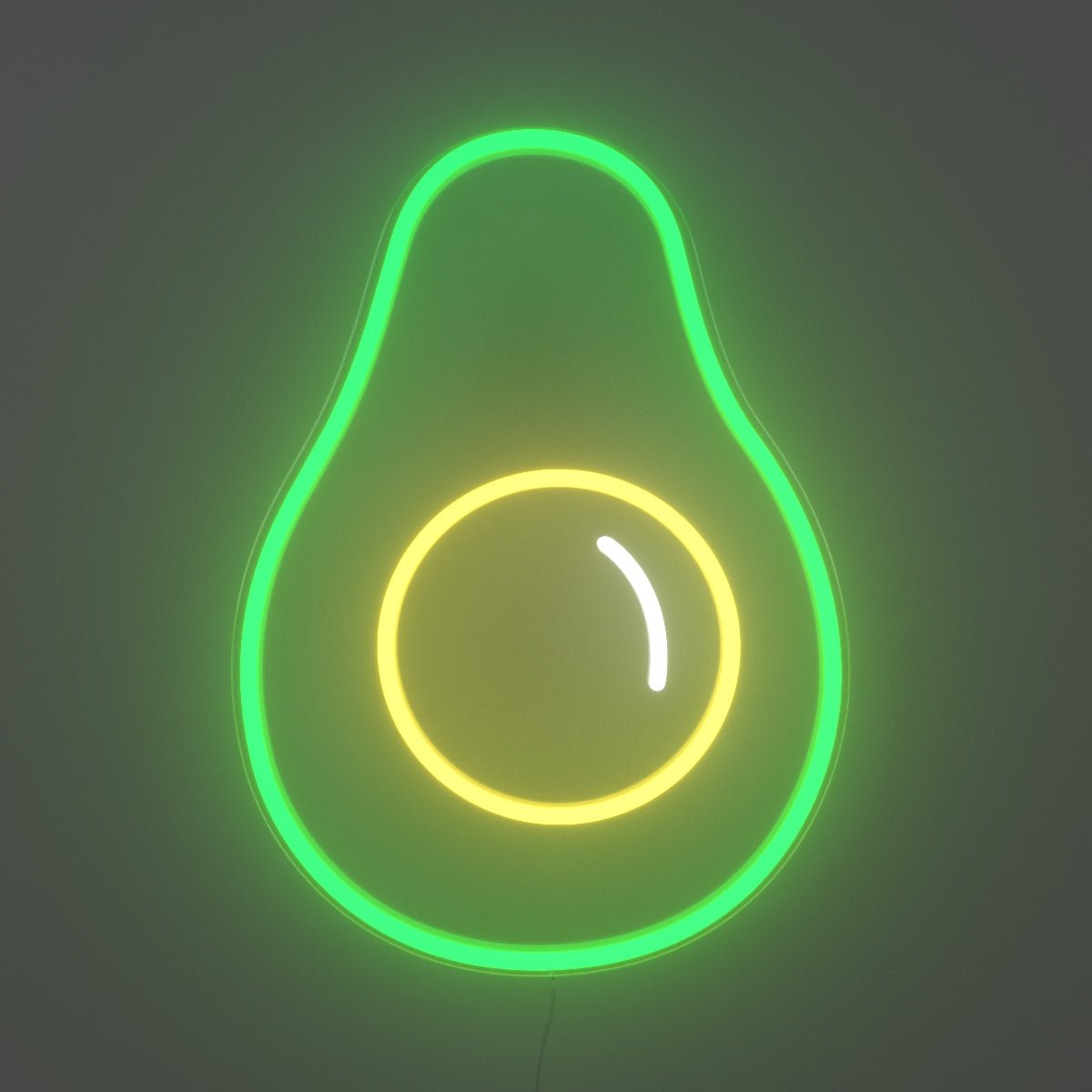 Crazy Avocado - LED neon sign - YELLOWPOP UK