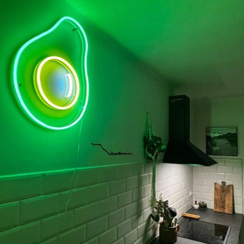 Crazy Avocado - LED neon sign - YELLOWPOP UK