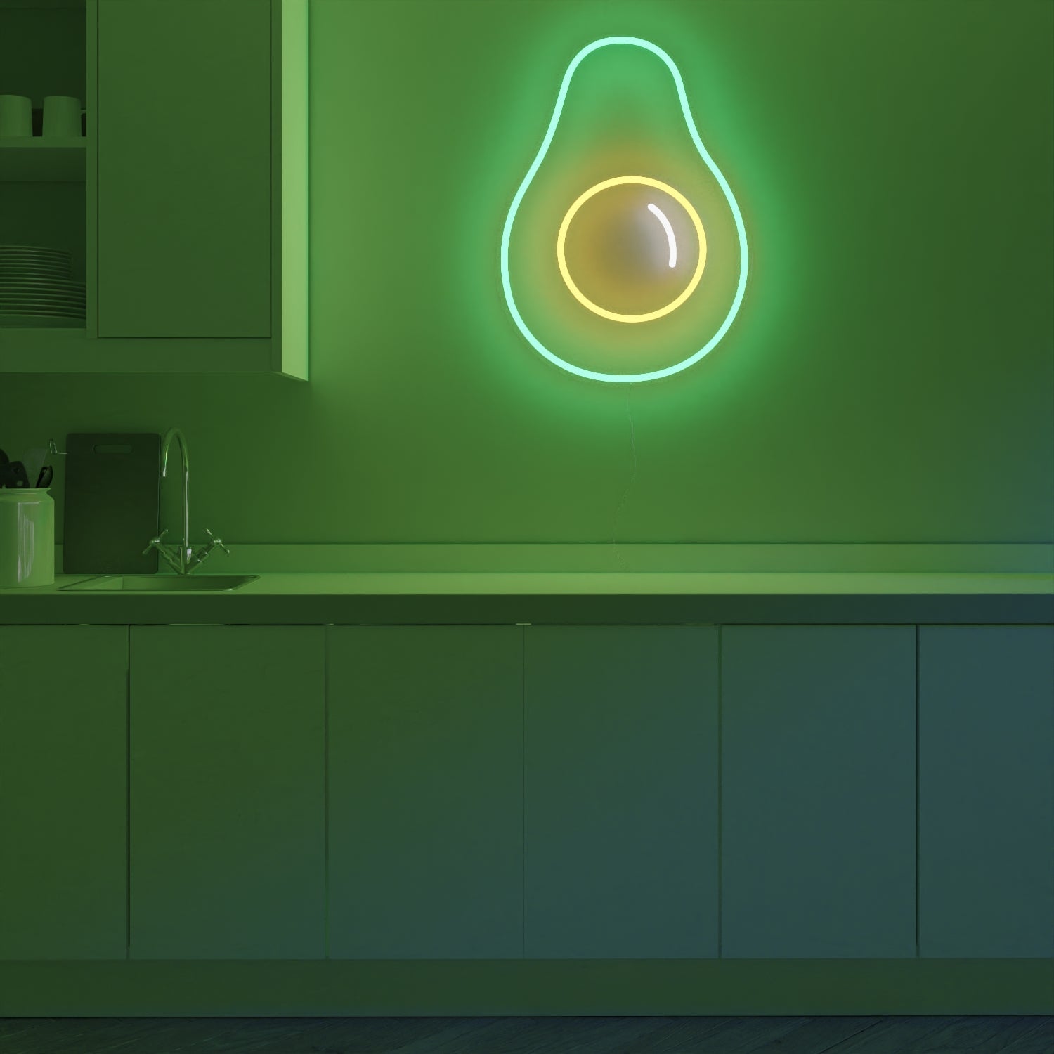 Avocado neon online light