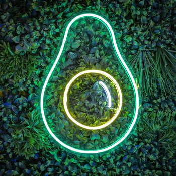 Crazy Avocado - LED neon sign - YELLOWPOP UK