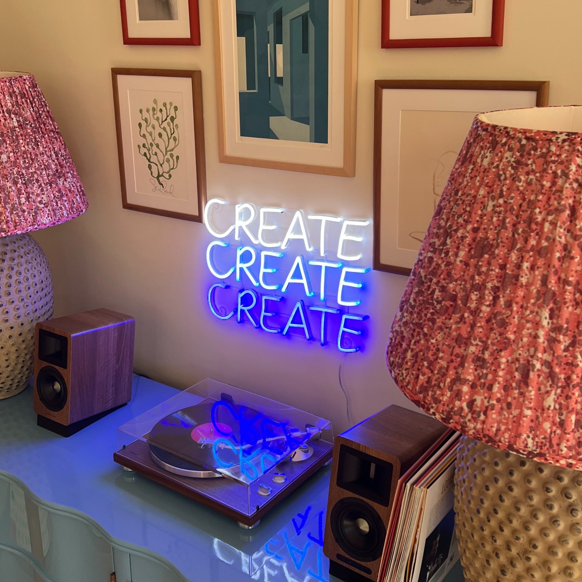 Create, LED neon sign - YELLOWPOP UK