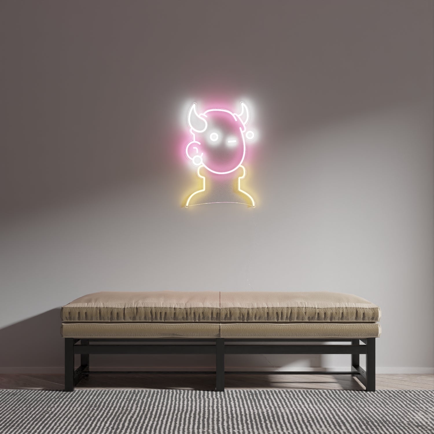 Custom LED Neon Doodles - YELLOWPOP UK