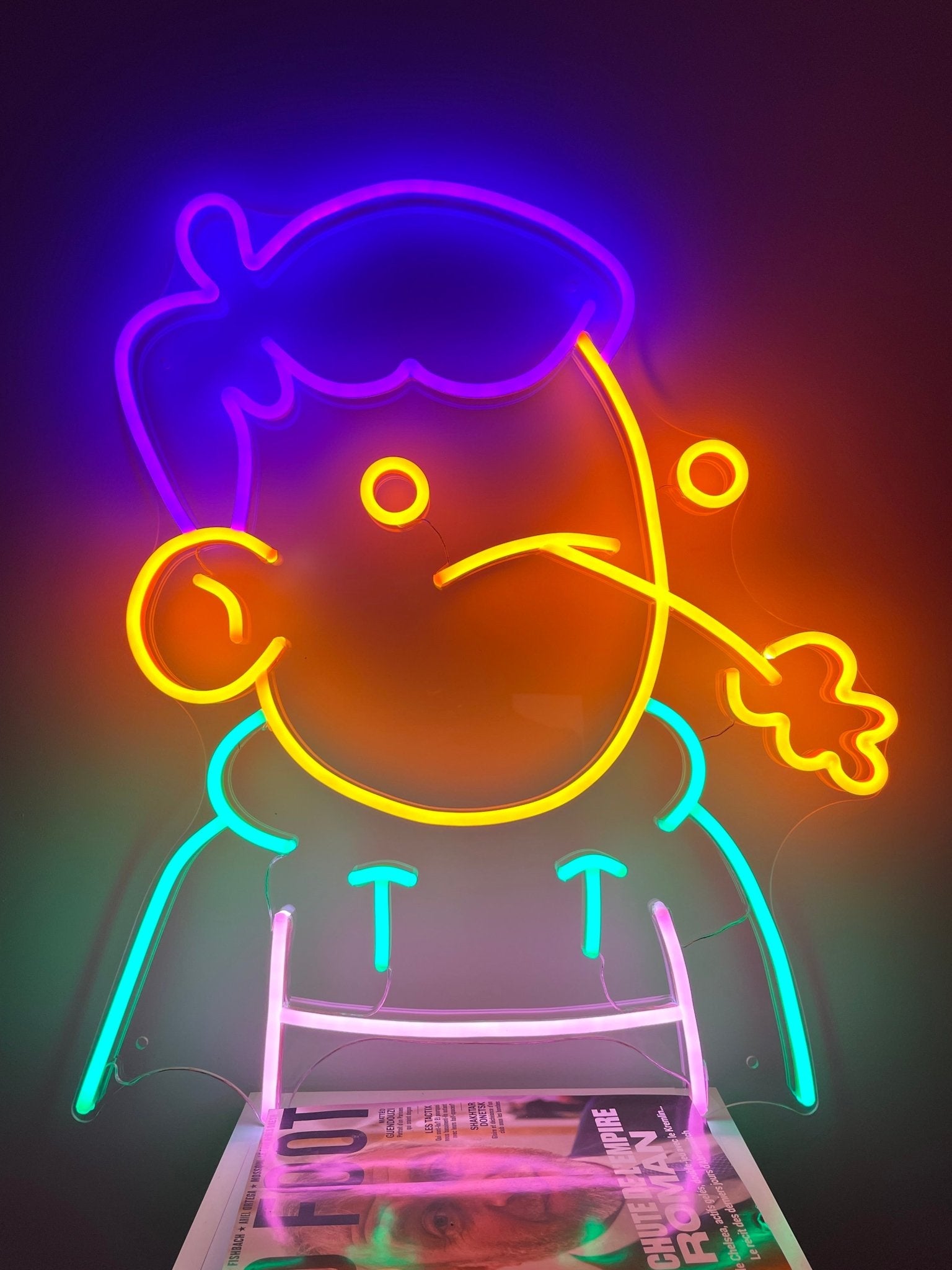Custom LED Neon Doodles - YELLOWPOP UK